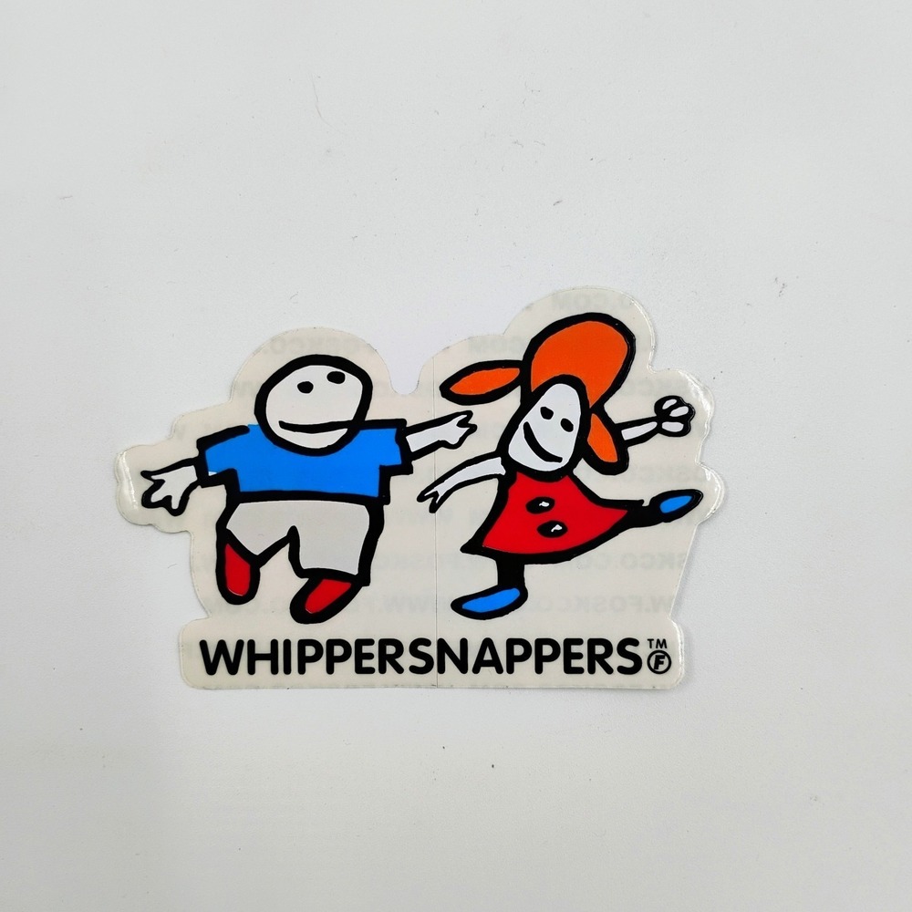 FOUNDATION Skateboards Whippersnapper Sticker Vintage 1990's Skateboarding Art